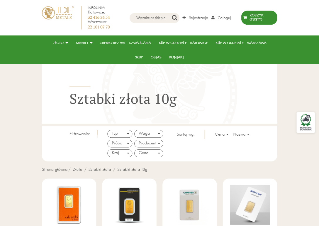 Sztabki złota 10g - dlaczego to popularny wybór dla inwestorów?