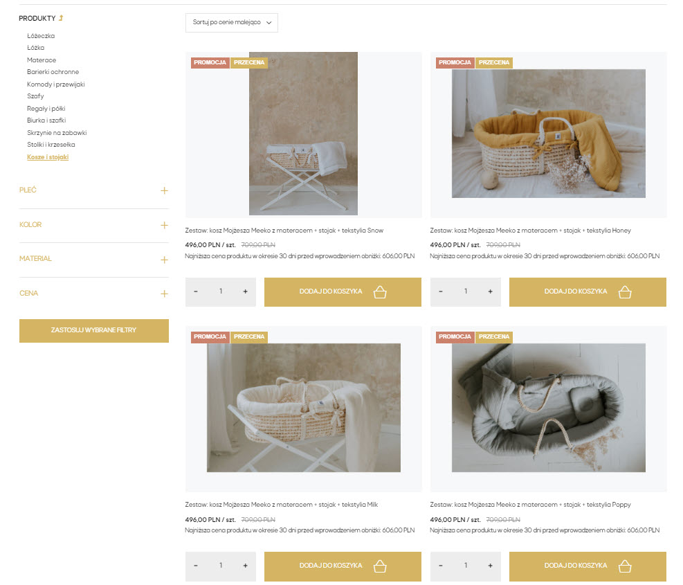 Czym różni się kosz Mojżesza od kołyski?