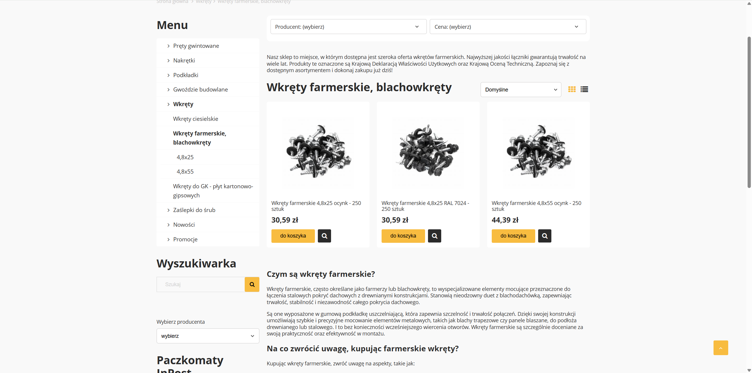 Jak dobrać wkręty farmerskie do rodzaju blachy i konstrukcji dachowej?
