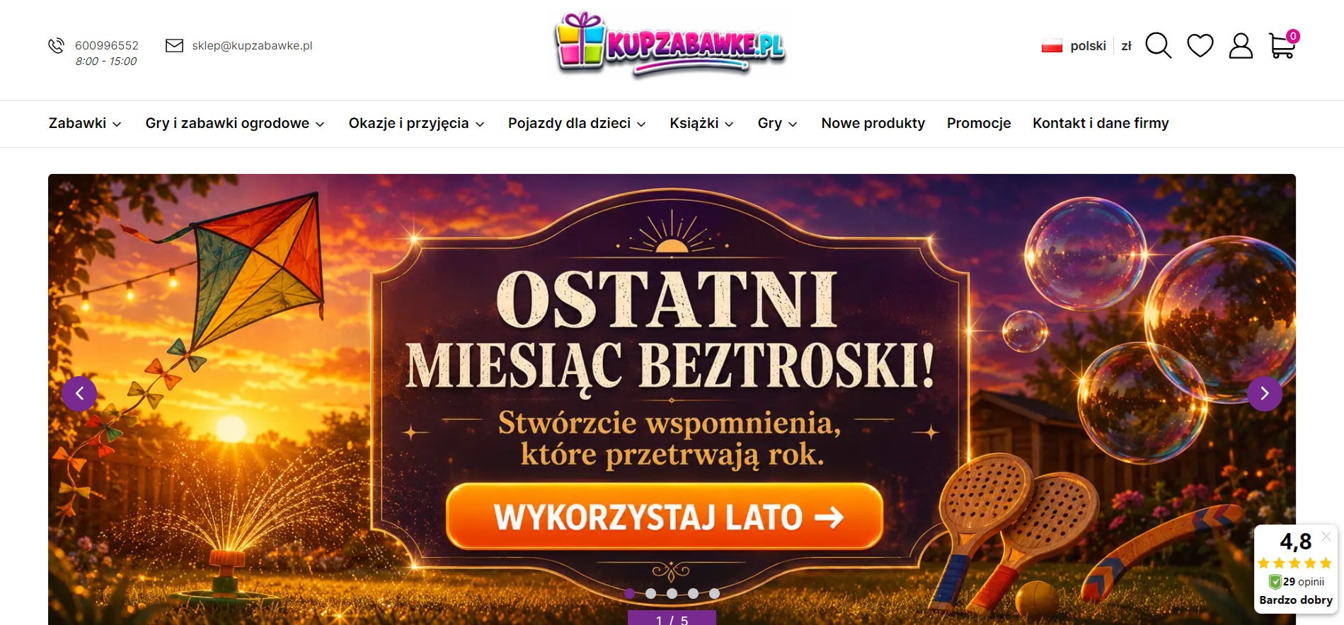 Jak wybrać sklep z zabawkami online, który ułatwia zakupy pod wiek i zainteresowania dziecka?