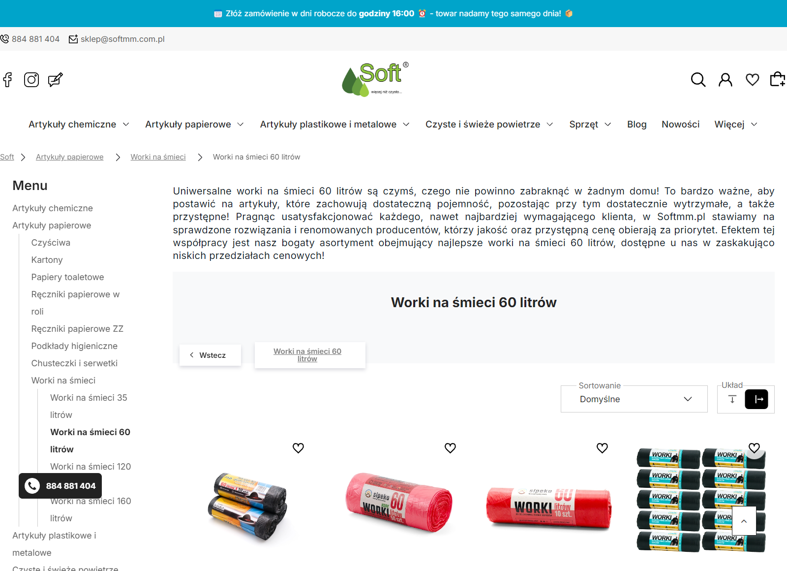 Worki na śmieci 60 litrów - które najlepiej sprawdzą się w kuchni?