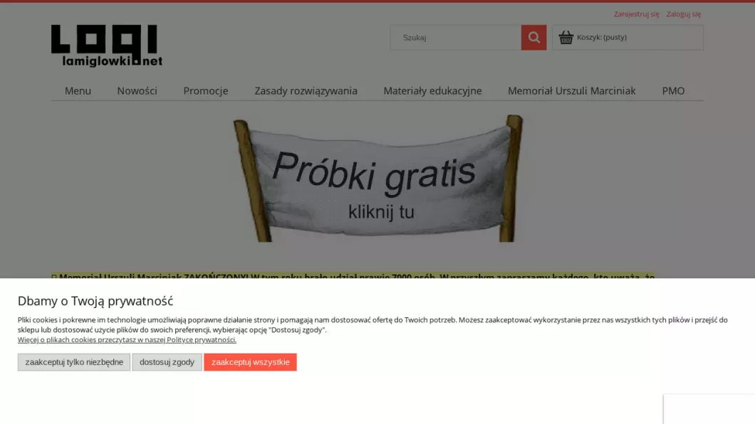 Zrzut ekranu strony