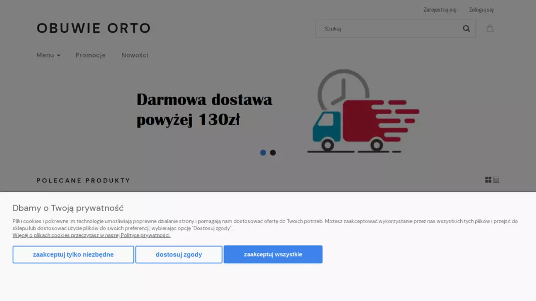 Zrzut ekranu strony